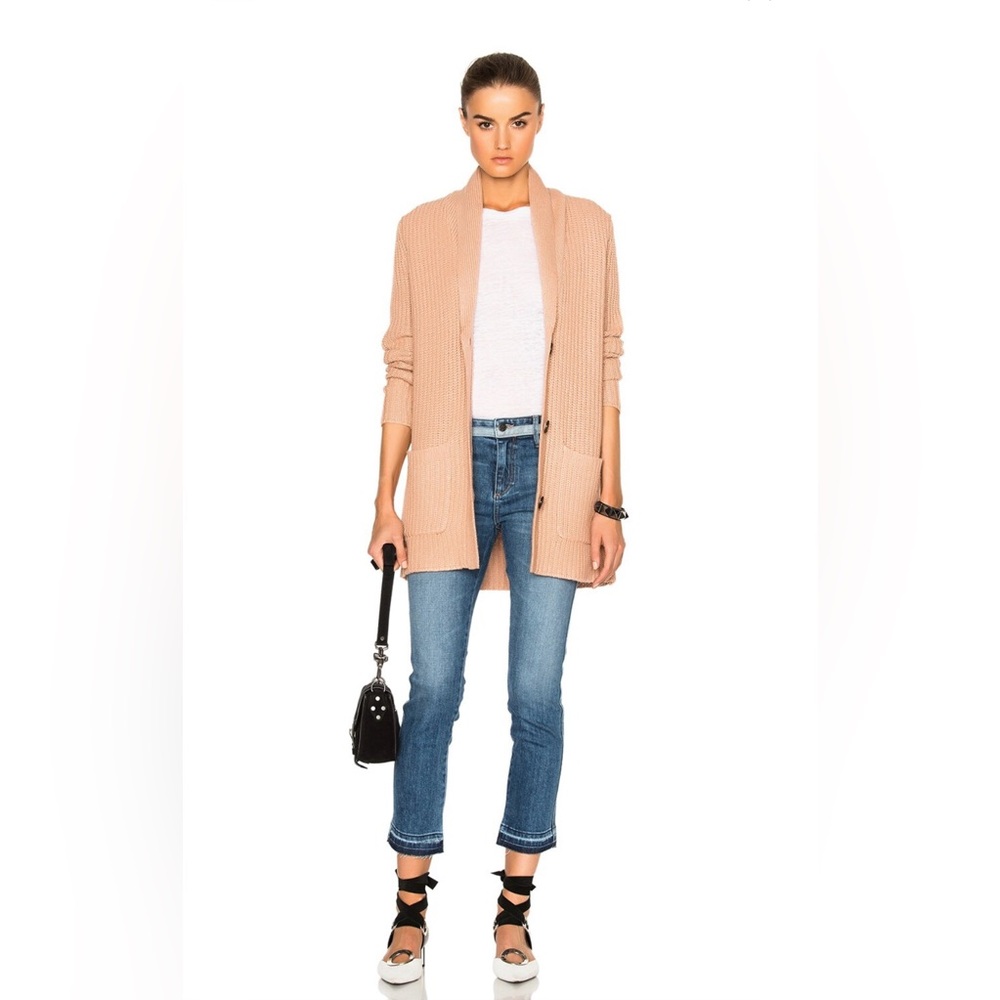 ATM Shawl Collar Sweater in Camel